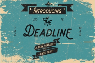 Deadline Font - Sans Serif Font Download