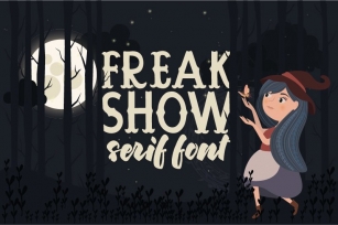 Freak Show Serif Font Font Download