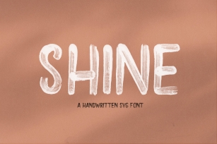 Shine - A Handwritten Brush Font Font Download