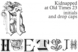 Kidnapped at Old Times 23 Font Download