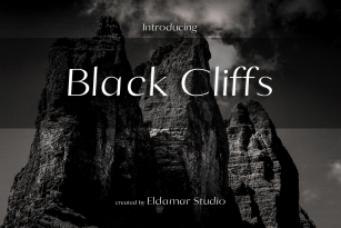Black Cliffs Font Font Download