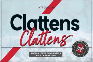 Clattens # Font Duo Font Download