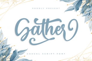 Gather - Craft Font Font Download