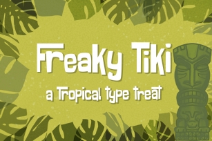 Freaky Tiki - a fun tropical font Font Download