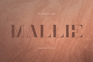 Mallie - Fusion font Font Download