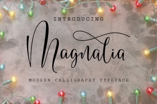 Magnalia Font Script Font Download