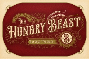 Hungry Beast Layered Family Font Download