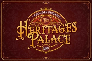 The heritages Palace Vintage Typeface Font Download