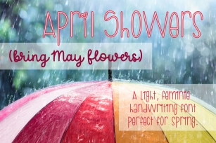 April Showers Font Download