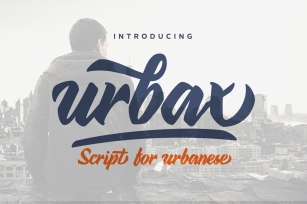 Urbax Script Font Font Download