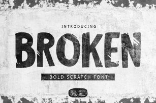 Broken Font Font Download