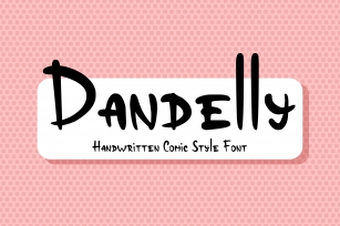 Dandelly - Playful Comic Font Font Download