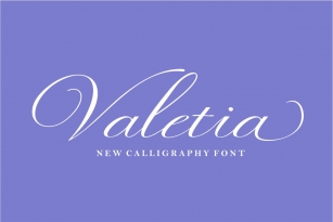 Valetia Script Font Download