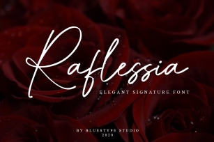 Raflessia - Elegant Signature Font Font Download