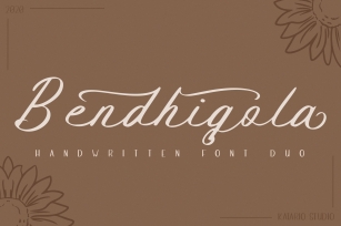 Bendhigola - Handwritten Font Duo Font Download