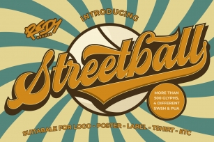 Streetball | Vintage font Font Download