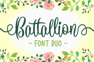 Battallion Font Duo - 70% OFF Font Download