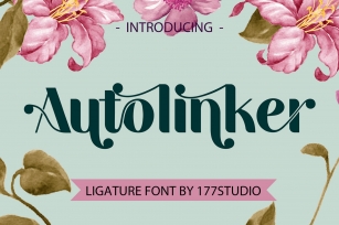 Autolinker Fancy Ligature Font Font Download