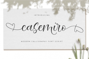 Casemiro Script Font Download