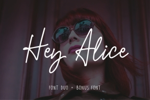 Hey Alice Font Duo Font Download