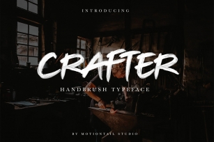 Crafter Handbrush Typeface Font Download