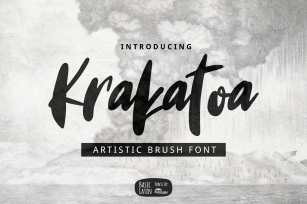 Krakatoa Brush Font Font Download