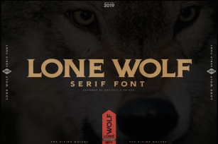 LONE WOLF Serif font Font Download