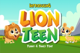 Lion Teen Font Download