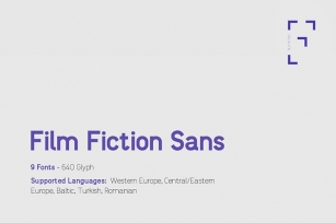 Film Fictions Sans Typeface Font Download