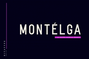 Montelga Sans Font Download