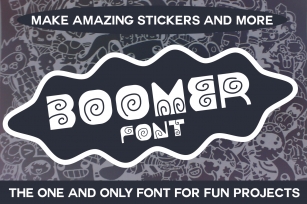 Boomer - Fun Font for Cute Projects Font Download