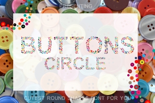 Button Circle - A Simple Round Font Font Download