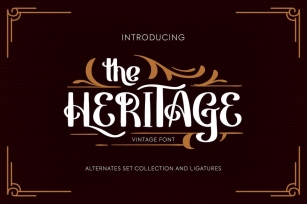 Heritage | Vintage Font Font Download