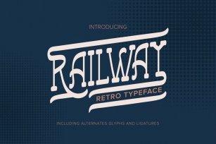 Railway | Retro Typeface Font Download