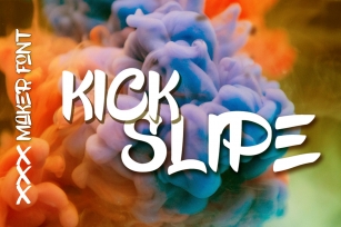 Kick Slipe Font Font Download