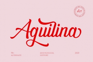Aguilina VN - Handwriting Font Font Download
