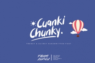 Cuanki Chunky Font Download