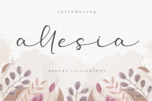Allesia Font Download