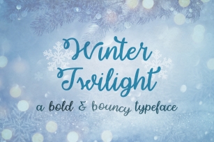 Winter Twilight Font Download