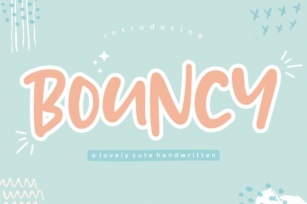 Bouncy Font Download