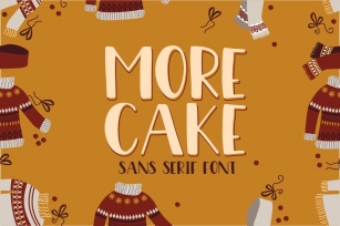 More Cake Font Font Download