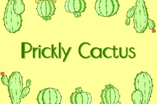 Prickly Cactus Font Download