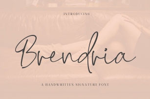 Brendria - Signature Font Font Download