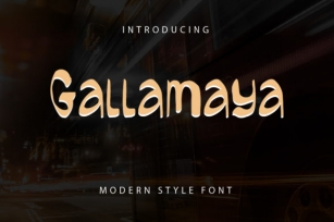 Gallamaya Font Download