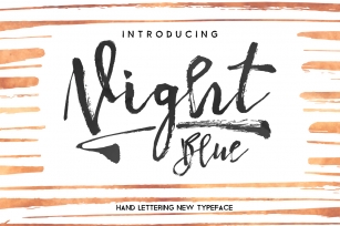 Night Blue Font Download