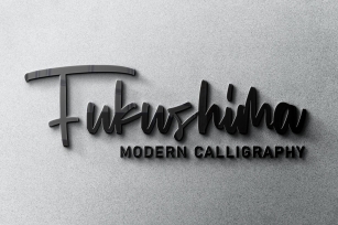 Fukushima Modern Calligraphy Font Download
