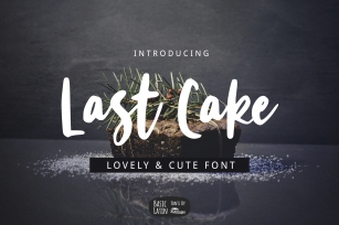 Last Cake Font Font Download