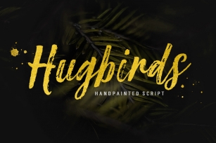 Hugbirds Brush Script Font Download