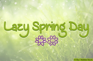 Lazy Spring Day Font Download