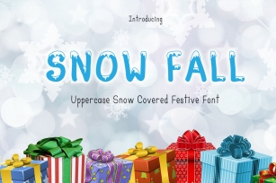 Snow Fall - Snow Covered Font Font Download